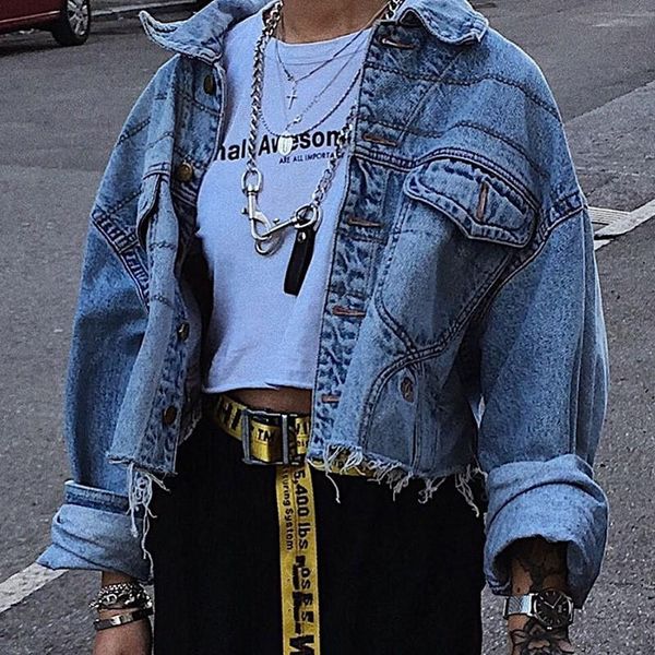 autumn casual women jean jacket streetwear hip hop denim coats and jackets ladies cwj0112-5 women's, Black;brown
autumn casual women jean jacket streetwear hip hop denim coats and jackets ladies cwj0112-5 women's, Black;brown