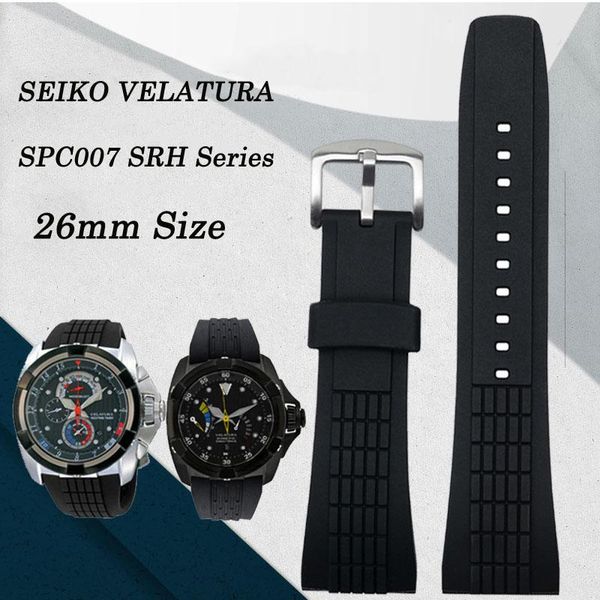 watch bands silicone bracelet for velatura/srh series spc007 strap male 26mm width rubber arc end watchband, Black;brown
watch bands silicone bracelet for velatura/srh series spc007 strap male 26mm width rubber arc end watchband, Black;brown