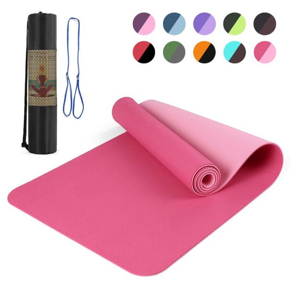 yoga mats portable double dual-colored mat thicken sports anti-slip exercise for fitness workouts with carrying strap
yoga mats portable double dual-colored mat thicken sports anti-slip exercise for fitness workouts with carrying strap