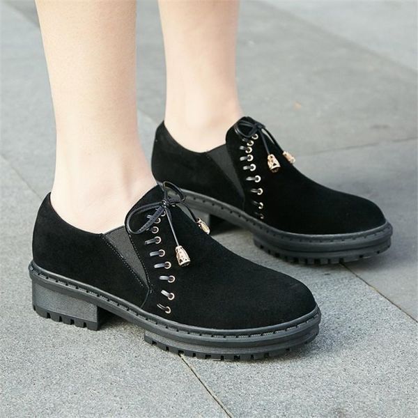 dress shoes 2021 autumn for women suede leather oxford thick heel casual platform woman slip on, Black
dress shoes 2021 autumn for women suede leather oxford thick heel casual platform woman slip on, Black