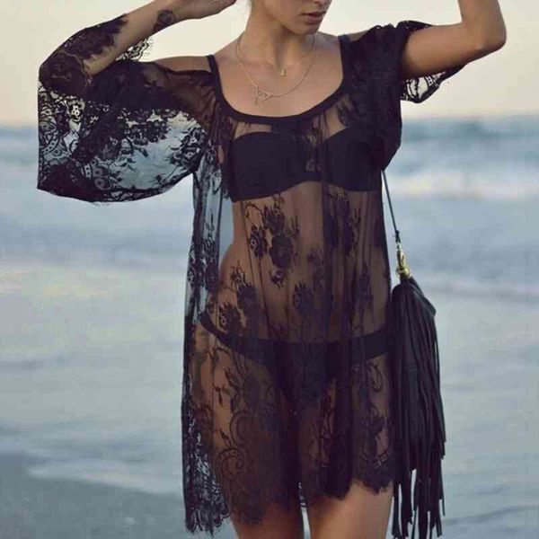 perspective lace women bikini cover up summer floral white black bathing swimwear beach suit summer dress tunic robe
perspective lace women bikini cover up summer floral white black bathing swimwear beach suit summer dress tunic robe