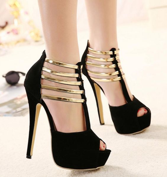 summer women sandals platform fish mouth high heels gladiator fashion open toe big size party ladies shoes, Black
summer women sandals platform fish mouth high heels gladiator fashion open toe big size party ladies shoes, Black