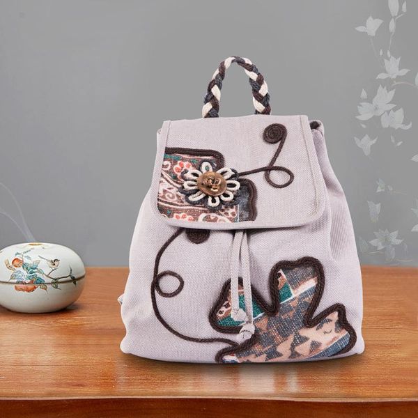 fashion backpack for women national style handmade weave retro canvas pocket drawstring travel teenger girl school bag bags
fashion backpack for women national style handmade weave retro canvas pocket drawstring travel teenger girl school bag bags