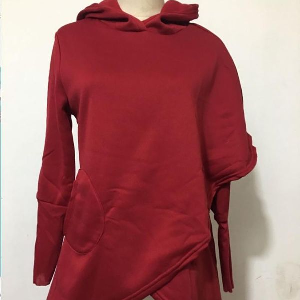 women's hoodies & sweatshirts loose irregular hoodie cotton solid color europe america ladies winter coat fashion casual fluffy shirt, Black
women's hoodies & sweatshirts loose irregular hoodie cotton solid color europe america ladies winter coat fashion casual fluffy shirt, Black