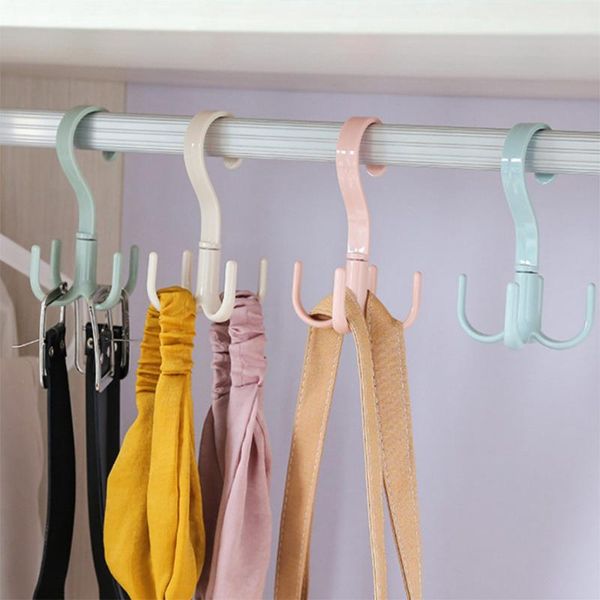 hooks & rails 360 degrees rotate four dry wet dual use towel hanger home clothes shoes sundries multi-function organizers 
hooks & rails 360 degrees rotate four dry wet dual use towel hanger home clothes shoes sundries multi-function organizers