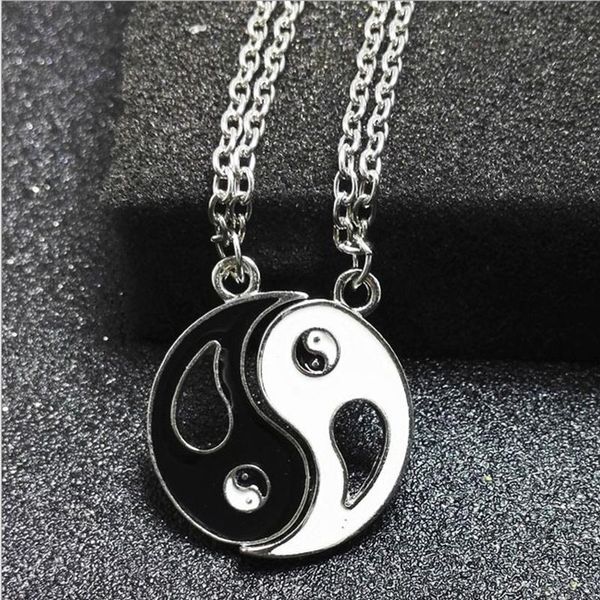 pendants yin yang pendant necklace with link chain vintage china style black and white color detachable vp561
pendants yin yang pendant necklace with link chain vintage china style black and white color detachable vp561