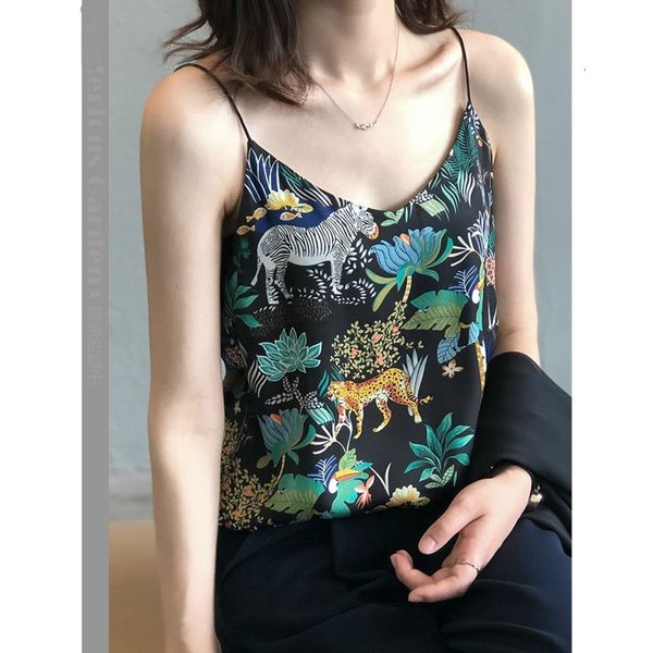 women's tanks & camis 2021 summer camisole vintage print v neck sleeveless loose tank vest for underwear yjje, White
women's tanks & camis 2021 summer camisole vintage print v neck sleeveless loose tank vest for underwear yjje, White