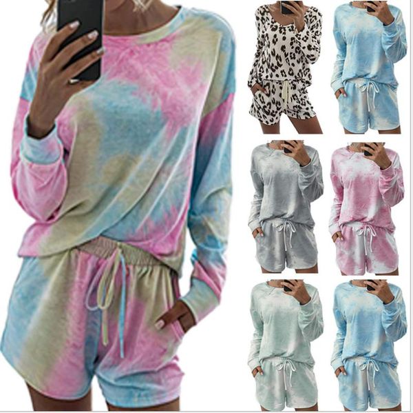 women's tracksuits spring and autumn ladies sets fashion printing gradient loose casual long-sleeved t-shirt + shorts women two-piece s, Gray
women's tracksuits spring and autumn ladies sets fashion printing gradient loose casual long-sleeved t-shirt + shorts women two-piece s, Gray