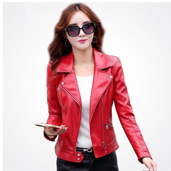 plus size 5xl fashion 2021 autumn winter women leather coat female slim short jacket clothes outerwear women's & faux, Black
plus size 5xl fashion 2021 autumn winter women leather coat female slim short jacket clothes outerwear women's & faux, Black