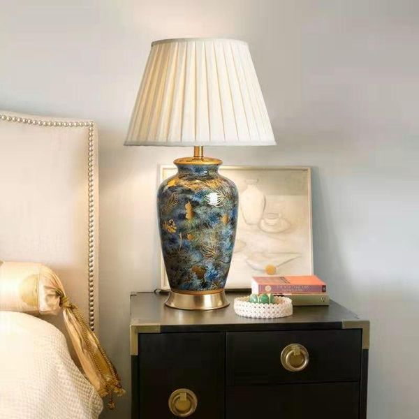 table lamps american retro luxury ceramic lamp for living room study model bedroom bedside simple modern decor night light
table lamps american retro luxury ceramic lamp for living room study model bedroom bedside simple modern decor night light