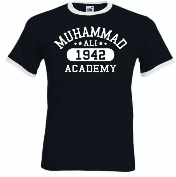 muhammad ali t-shirt mens boxing academy training mma martial arts fitness, White;black
muhammad ali t-shirt mens boxing academy training mma martial arts fitness, White;black