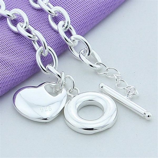 charm bracelets 925 silver delicate solid heart to-clasp bracelet for women wedding engagement birthday anniversary fashion jewelry, Golden;silver
charm bracelets 925 silver delicate solid heart to-clasp bracelet for women wedding engagement birthday anniversary fashion jewelry, Golden;silver