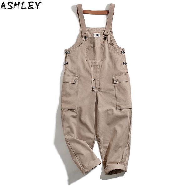 retro 2021 tooling bib overall casual work pants male jumpsuit suspender khaki men's, Black
retro 2021 tooling bib overall casual work pants male jumpsuit suspender khaki men's, Black