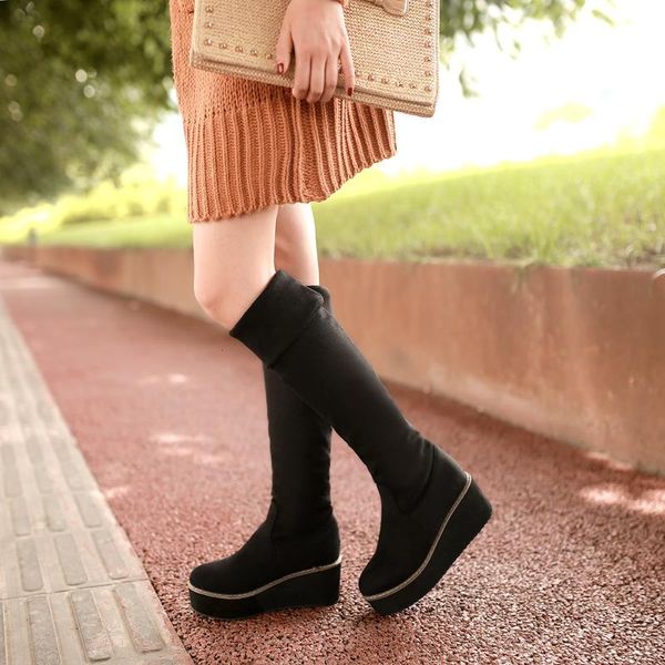 boots chimizhai women wedges heels 5cm shoes woman autumn platform winter over the knee 34-43 my470, Black
boots chimizhai women wedges heels 5cm shoes woman autumn platform winter over the knee 34-43 my470, Black