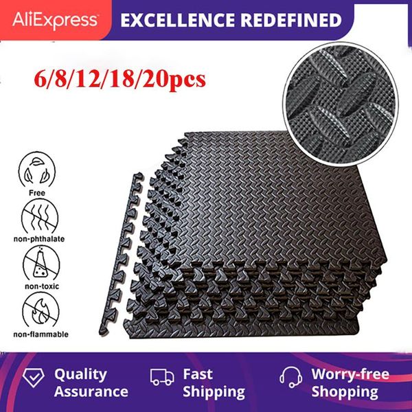 yoga mats anti-skid splicing baby mat eva foam gym home fitness pad