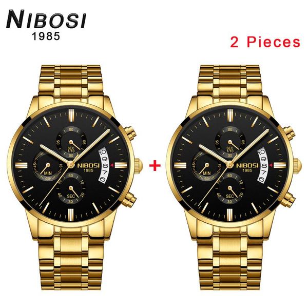wristwatches 2pcs nibosi 2309 mens watches luxury brand men's fashion casual dress watch military quartz relogio masculino, Slivery;brown
wristwatches 2pcs nibosi 2309 mens watches luxury brand men's fashion casual dress watch military quartz relogio masculino, Slivery;brown
