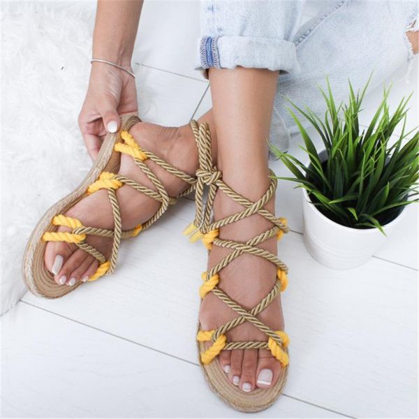 women sandals 2021 fashion summer shoes woman flat rope lace up gladiator non-slip beach chaussures femme, Black
women sandals 2021 fashion summer shoes woman flat rope lace up gladiator non-slip beach chaussures femme, Black
