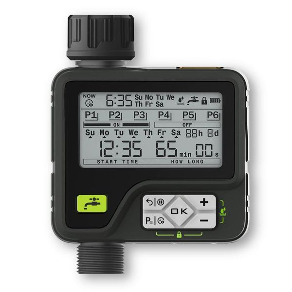 digital watering timer home gardening smart irrigation water control automatic plant system 6 programable channels equipments
digital watering timer home gardening smart irrigation water control automatic plant system 6 programable channels equipments