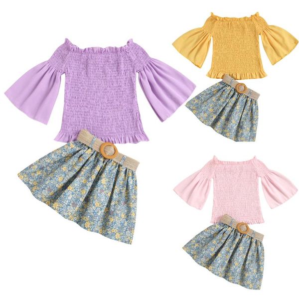 clothing sets 2pcs set baby clothes born girl cute big bow vest girls flower skirt colorful kids summer beach streetwear, White 
clothing sets 2pcs set baby clothes born girl cute big bow vest girls flower skirt colorful kids summer beach streetwear, White