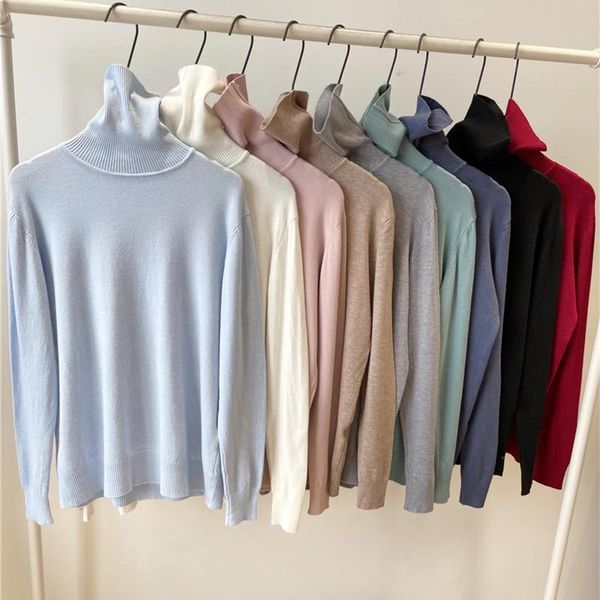 women's sweaters zxqj women solid turtleneck sweater 2021 autumn fashion ladies slim long sleeve casual homewear female pullover soft, White;black
women's sweaters zxqj women solid turtleneck sweater 2021 autumn fashion ladies slim long sleeve casual homewear female pullover soft, White;black