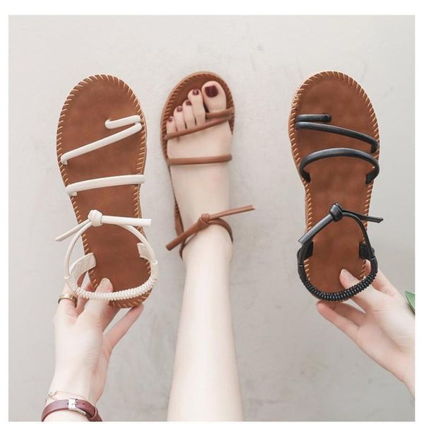 sandals female fairy wind 2021 summer style korean flat-bottom tide beach seaside vacation roman shoes, Black
sandals female fairy wind 2021 summer style korean flat-bottom tide beach seaside vacation roman shoes, Black