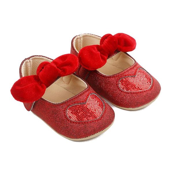 baby girl bow crib shoes soft sole glitter heart print mary jane flats with anti-slip bottom first walkers for 0-12months
baby girl bow crib shoes soft sole glitter heart print mary jane flats with anti-slip bottom first walkers for 0-12months
