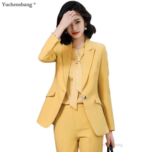 women's suits & blazers women dark green yellow pant suit office lady business work wear 2 piece set spring fall winter ankle length tr, White;black
women's suits & blazers women dark green yellow pant suit office lady business work wear 2 piece set spring fall winter ankle length tr, White;black