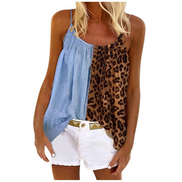 women boho tank summer loose sling vest leopard print sleeveless camisole tanks blouse ropa mujer #lr3 women's blouses & shirts, White
women boho tank summer loose sling vest leopard print sleeveless camisole tanks blouse ropa mujer #lr3 women's blouses & shirts, White