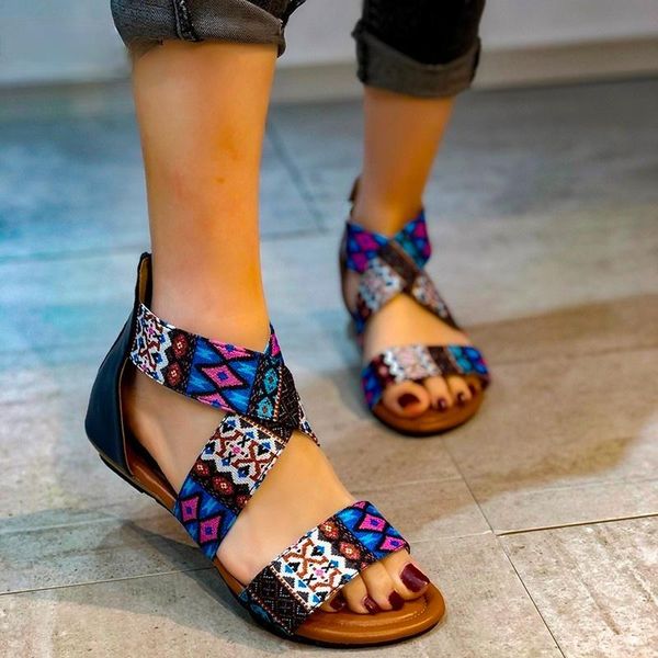 sandals one belt women summer 2021 girl cotton fabric zipper gradiator open-toe flat rubber outsole shoes big size 42 43, Black
sandals one belt women summer 2021 girl cotton fabric zipper gradiator open-toe flat rubber outsole shoes big size 42 43, Black