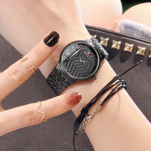 wristwatches fashion women watches luxury personality stainless steel watch women's diamond ladies clock zegarek damski, Slivery;brown
wristwatches fashion women watches luxury personality stainless steel watch women's diamond ladies clock zegarek damski, Slivery;brown