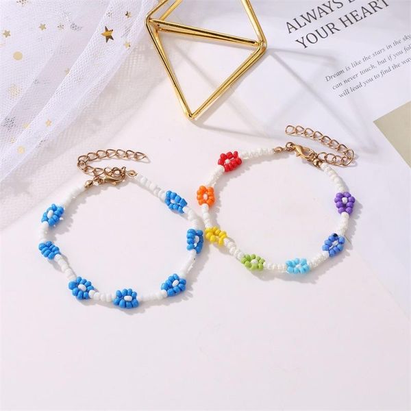 link, chain 2021 summer bohemian bracelets for women fashion colorful sunflower beach bracelet bangles jewelry set friends girl gift, Black
link, chain 2021 summer bohemian bracelets for women fashion colorful sunflower beach bracelet bangles jewelry set friends girl gift, Black