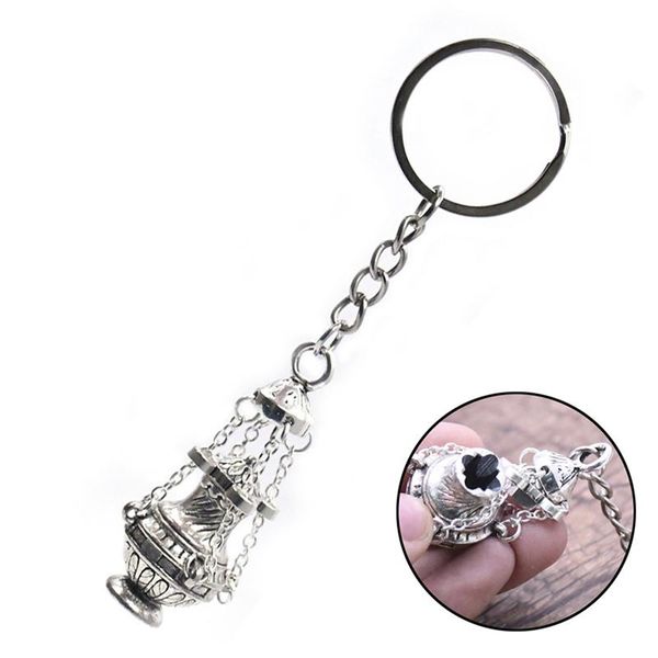 keychains 1pc christian incense burner keychain religious key ring jewelry bag car pendant keyfob souvenirs gift, Silver
keychains 1pc christian incense burner keychain religious key ring jewelry bag car pendant keyfob souvenirs gift, Silver