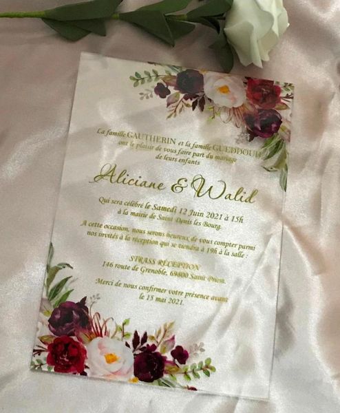 acrylic wedding invitations,burgundy red peony,floral roses transparent plexiglass invitations,10pcs custom invitations greeting cards
acrylic wedding invitations,burgundy red peony,floral roses transparent plexiglass invitations,10pcs custom invitations greeting cards