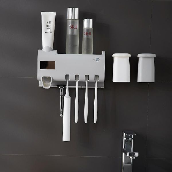 toothbrush holder toothpaste dispenser solar energy bathroom storage box multi-function usb charge bath accessory set
toothbrush holder toothpaste dispenser solar energy bathroom storage box multi-function usb charge bath accessory set