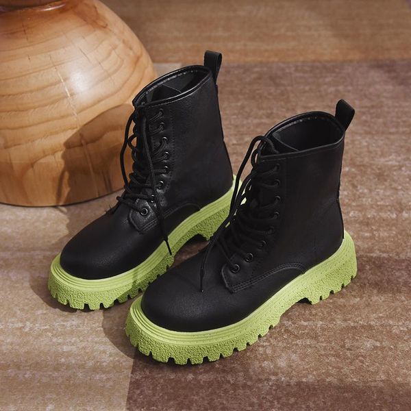 boots women 2021 winter fashion sport pu leather chunky goth shoes designer lace-up ankle botas low heels motorcycle, Black
boots women 2021 winter fashion sport pu leather chunky goth shoes designer lace-up ankle botas low heels motorcycle, Black
