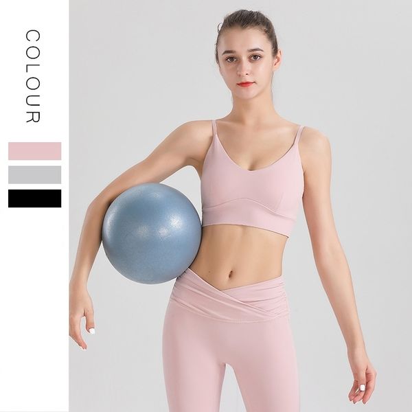 lulu versatile running fitness beautiful back underwear women's vest gathered yoga clothes sports vest yoga bra, Gray
lulu versatile running fitness beautiful back underwear women's vest gathered yoga clothes sports vest yoga bra, Gray