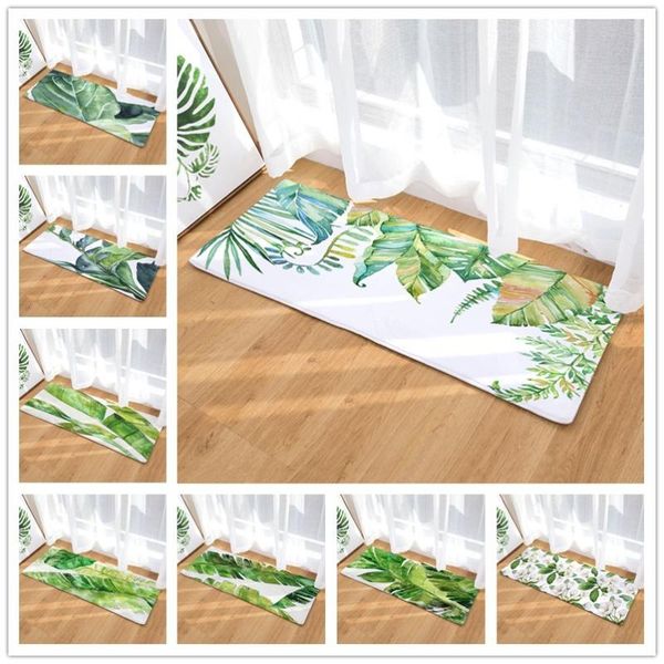 bath mats flannel long floor mat door heat transfer green leaf plant kitchen bathroom water-absorbing non-slip carpet
bath mats flannel long floor mat door heat transfer green leaf plant kitchen bathroom water-absorbing non-slip carpet