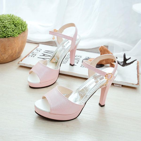 woman sandals 2021 summer peep toe ankle strap sweet thick high heel wedding shoes platform lady women, Black
woman sandals 2021 summer peep toe ankle strap sweet thick high heel wedding shoes platform lady women, Black