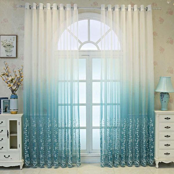 curtain & drapes elegant gradient floral embroidery sheer curtains for living room bedroom grommet see through window drape decoration t
curtain & drapes elegant gradient floral embroidery sheer curtains for living room bedroom grommet see through window drape decoration t