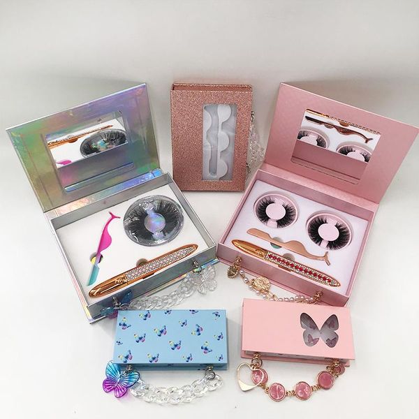 false eyelashes wholesale butterfly lash boxes packaging empty rectangle box mink lashes case with chain
false eyelashes wholesale butterfly lash boxes packaging empty rectangle box mink lashes case with chain
