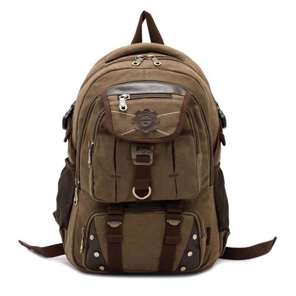 backpack kaukko fashion men's vintage canvas school bag travel bags large capacity laptop 
backpack kaukko fashion men's vintage canvas school bag travel bags large capacity laptop