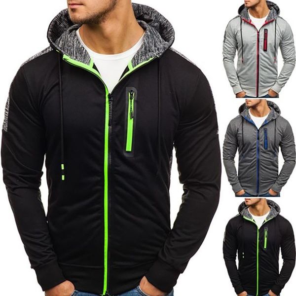 men's hoodies & sweatshirts 2021 fashion autumn/winter hooded solid color long sleeve zipper cardigan casual hoodie coat, Black
men's hoodies & sweatshirts 2021 fashion autumn/winter hooded solid color long sleeve zipper cardigan casual hoodie coat, Black