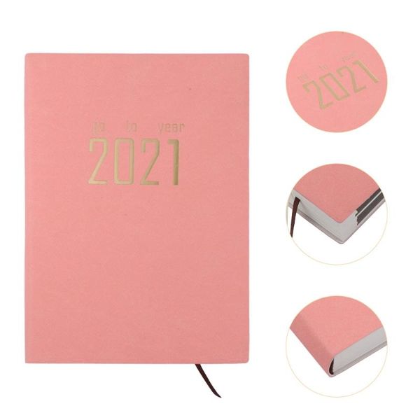 1pc a5 2021 planning note book calendar handbook schedule notebook for student notepads, Purple;pink
1pc a5 2021 planning note book calendar handbook schedule notebook for student notepads, Purple;pink