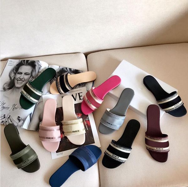 2021 d leather women sandals summer flat slipper fashion beach woman big head rainbow letters slippers with box yw designerss shoe, Black
2021 d leather women sandals summer flat slipper fashion beach woman big head rainbow letters slippers with box yw designerss shoe, Black