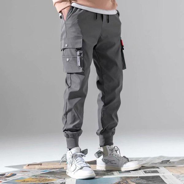 men's pants cotton overalls korean fashion slim street style youth small foot harem leisure sports multi pocket, Black
men's pants cotton overalls korean fashion slim street style youth small foot harem leisure sports multi pocket, Black