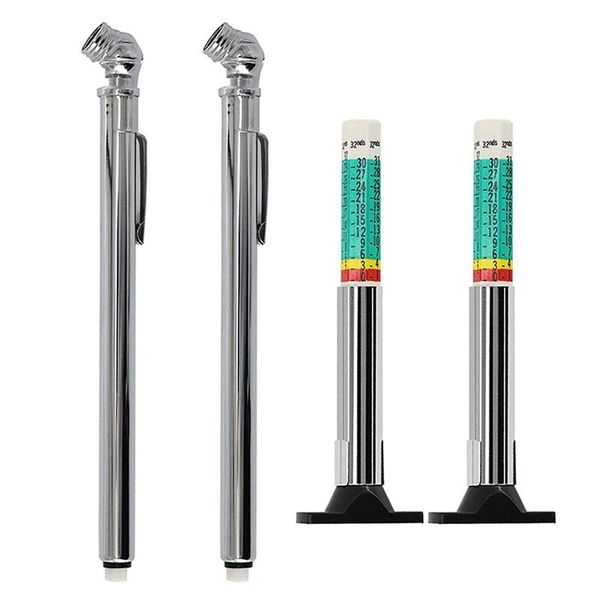 2pcs pencil tire pressure gauge (10-50 psi ) manuel guage with tread depth for car truck bicycle storage bags
2pcs pencil tire pressure gauge (10-50 psi ) manuel guage with tread depth for car truck bicycle storage bags