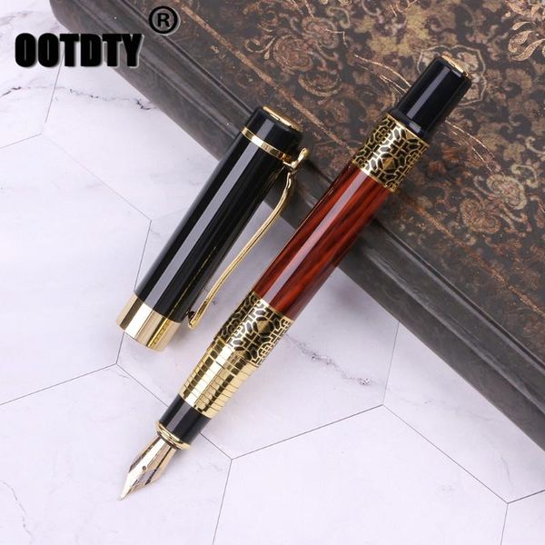 fountain pens imitation red wooden with carving flower medium nib 0.5mm pen supplies drop
fountain pens imitation red wooden with carving flower medium nib 0.5mm pen supplies drop