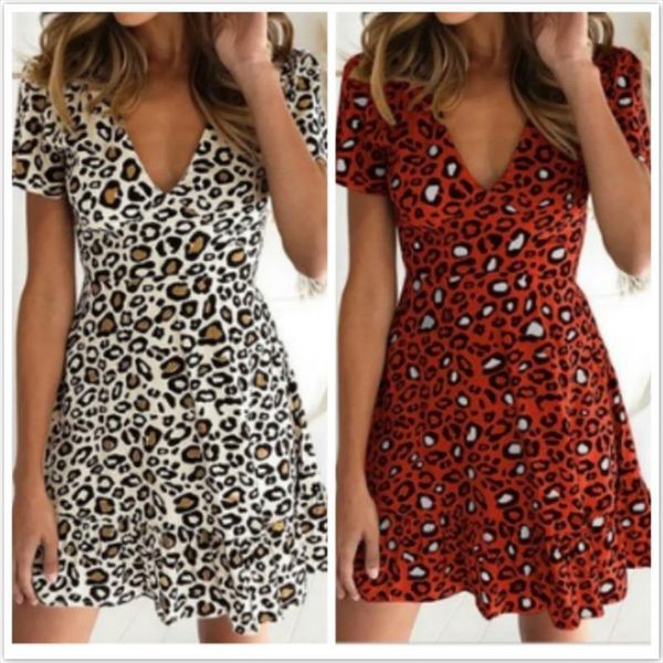 boho leopard short women dress butterfly sleeve a line v neck wrap mini ladies summer holiday party sundress, Black;gray
boho leopard short women dress butterfly sleeve a line v neck wrap mini ladies summer holiday party sundress, Black;gray