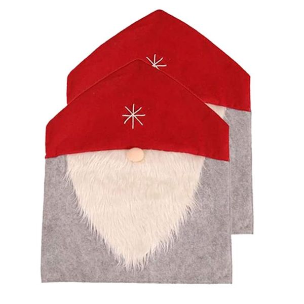 christmas chair covers set of 2,santa hat back suit slipcovers for home dining room holiday party decor
christmas chair covers set of 2,santa hat back suit slipcovers for home dining room holiday party decor