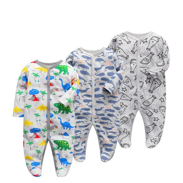 footies 3 pieces baby romper 100% cotton long sleeves clothing comfortable pajamas born girls boys clothes, Blue
footies 3 pieces baby romper 100% cotton long sleeves clothing comfortable pajamas born girls boys clothes, Blue